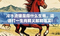 冷水烫猪是指什么生肖，词语打一生肖释义解释落实!