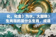 化，化金）为水。大脚病）生肖指的是什么生肖，成语打一生肖揭晓落实答案!