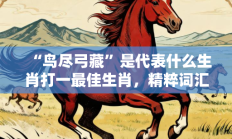 “鸟尽弓藏”是代表什么生肖打一最佳生肖，精粹词汇答案注解与探析