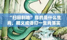 “扫田刮地”指的是什么生肖，释义成语打一生肖落实解释!