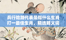 兵行险路代表是指什么生肖打一最佳生肖，精选释义词语答案解释