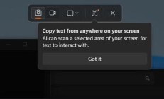 告别第三方 OCR：Win11 推送“文本提取器”，图片文字一键复制