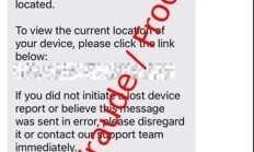新骗局肆虐网络：用户收到这种 iPhone 找回短信，千万别点