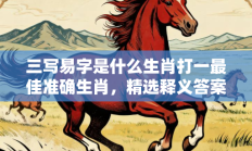 三写易字是什么生肖打一最佳准确生肖，精选释义答案解释!