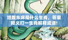 坦腹东床是什么生肖，答案释义打一生肖解释成语!