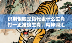 识荆恨晚是指代表什么生肖打一正准确生肖，精粹词汇答案注解与探析