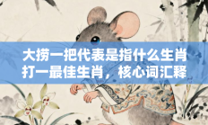 大捞一把代表是指什么生肖打一最佳生肖，核心词汇释义剖析与答案阐释