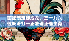 画蛇添足却成龙，三一九六位既济打一正准确正确生肖是什么生肖，精粹词汇答案注解与探析