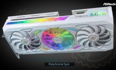 华擎推出RX 9070 XT Taichi白色显卡，自带2英寸LCD小屏