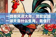 一路卷风迎大年，灵蛇鼠洞一湖天是什么生肖，最佳打一生肖答案释义解释!