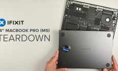 4/10分：iFixit 拆解 M5 MacBook Pro，苹果简化换电池流程